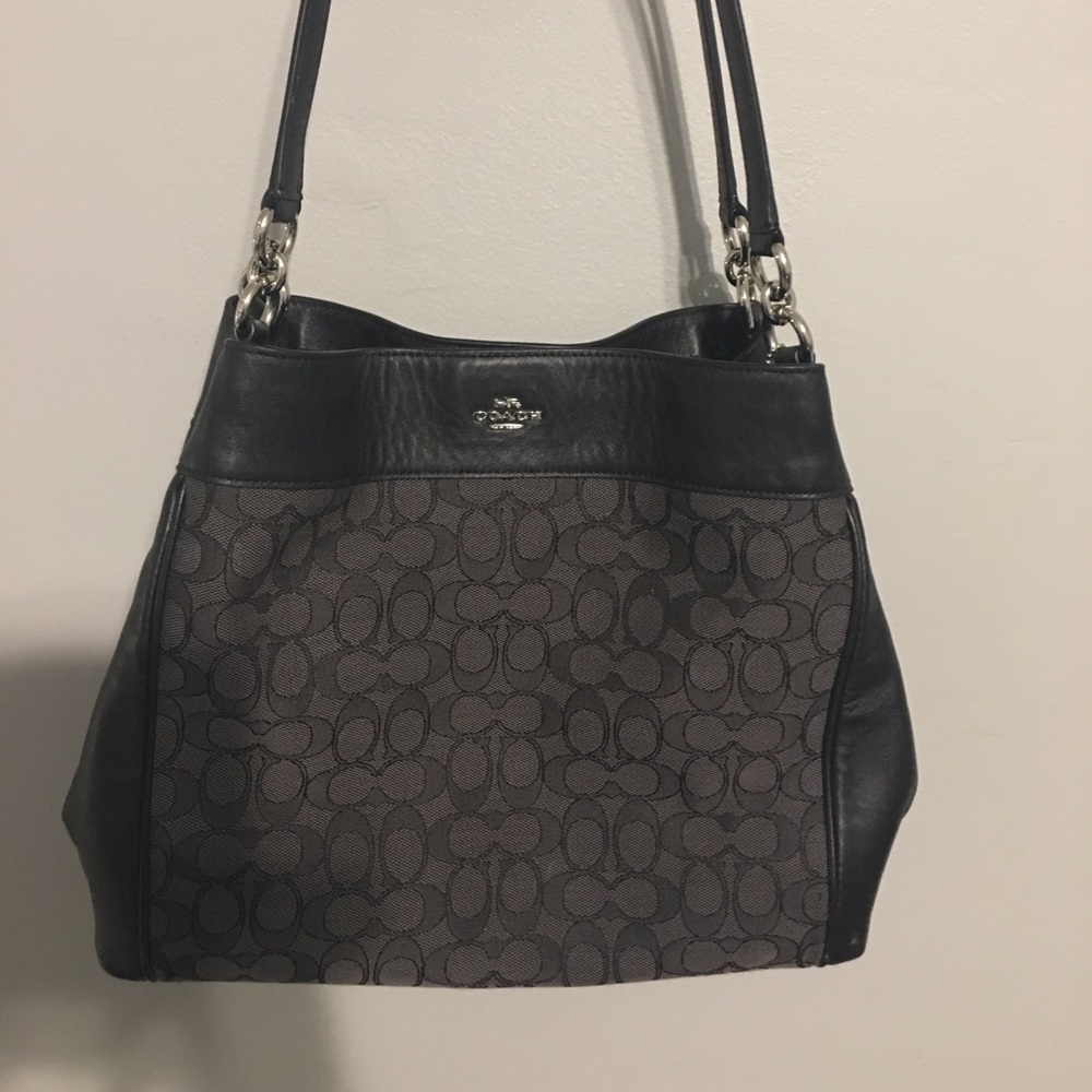 Authentic monogram Coach purse